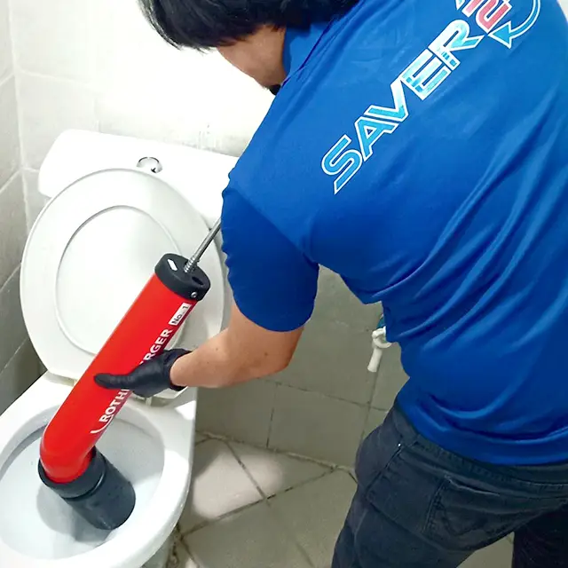 Toilet clogged